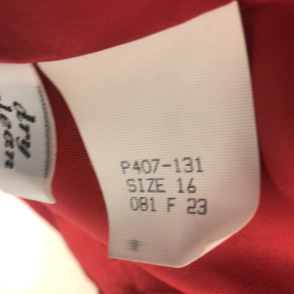 Pendleton Red Wool Jacket Blazer Like New - image 6